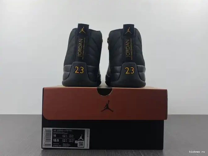 Rep Kickmax Black Air CT8013-071 Jordan 12 Taxi 0416